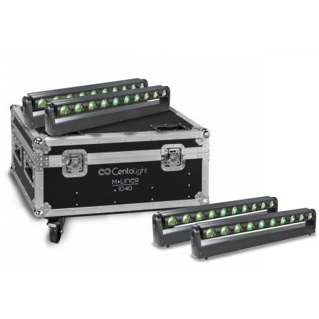 SET 4 BARRE MOBILI M-LINER 1040 CON FLIGHT CASE - vai con la sigla
