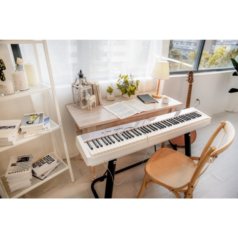 PIANO DIGITALE PORTATILE NUX NPK-10 WHITE - vai con la sigla