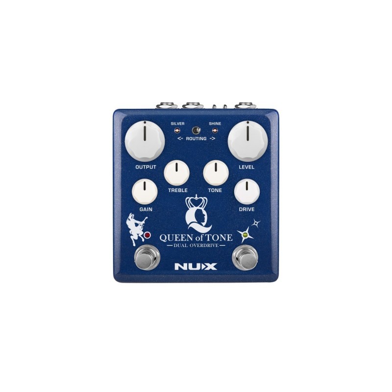 NUX QUEEN OF TONE DUAL OVERDRIVE NDO-6 - vaiconlasigla
