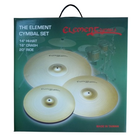 SET PIATTI BATTERIA PEACE ELEMENT (14/16/20) - vai con la sigla
