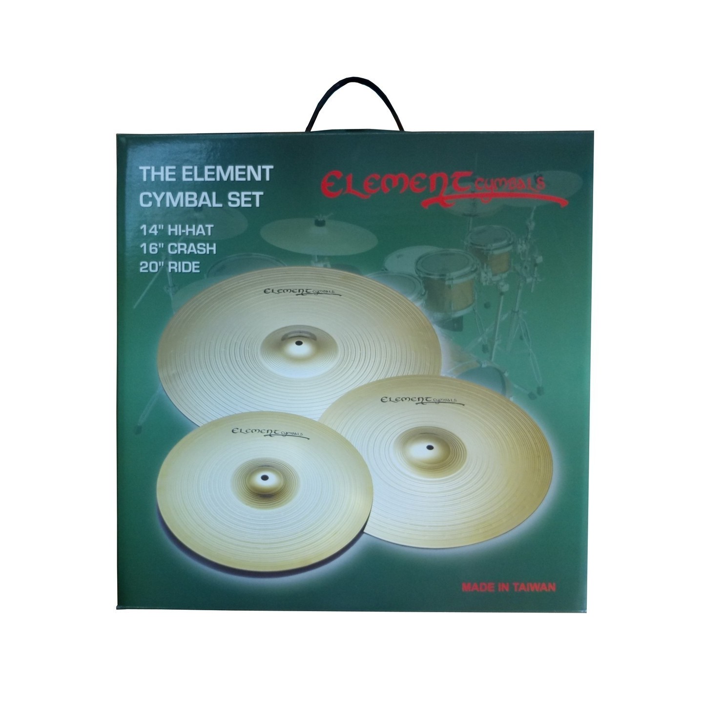 SET PIATTI BATTERIA PEACE ELEMENT (14/16/20) - vai con la sigla
