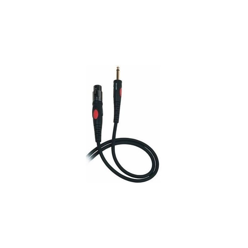 PROEL DH200LU10 MICROPHONE CABLE XLR F / JACK MONO 6,3MM 10 METRI - vai con la sigla