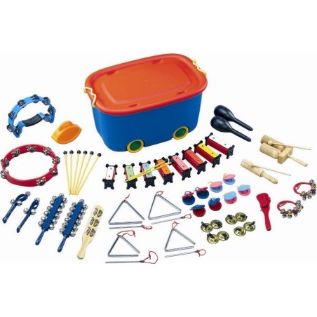 KIT PERCUSSIONI DIDATTICHE PEACE 32 PEZZI PS-32 - vai con la sigla