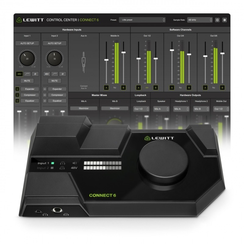 INTERFACCIA AUDIO LEWITT CONNECT 6 - vaiconlasigla