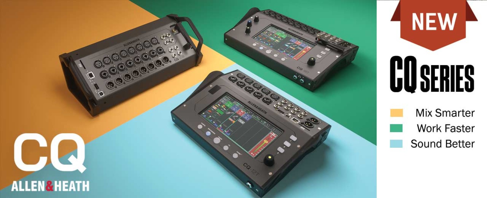 ALLEN & HEATH CQ: Nuovi mixer digitali compatti