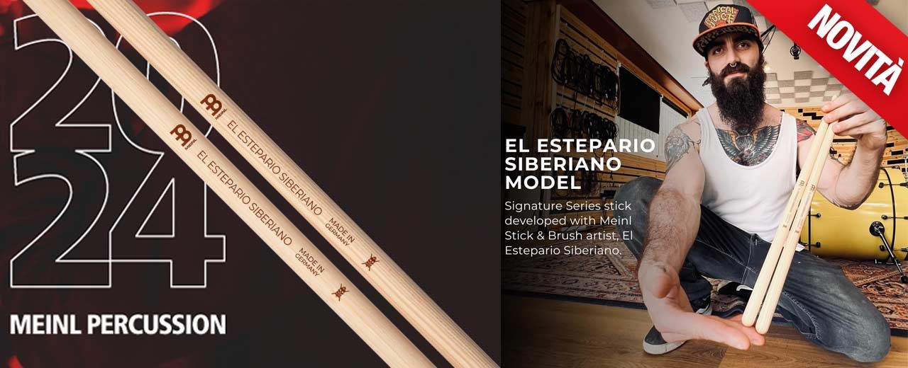 MEINL nuove bacchette El Estepario Siberiano