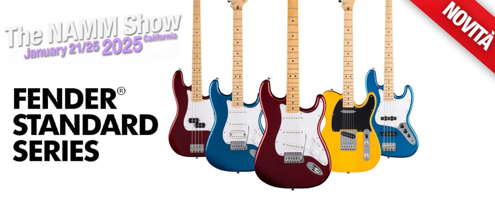 Fender presenta la nuova serie STANDARD