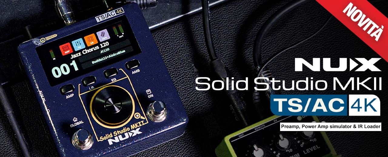 NUX Solid Studio MKII: Il Tuo Ampli Valvolare, Ovunque!
