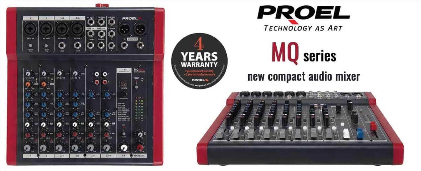 PROEL, nuovi mixer compatti