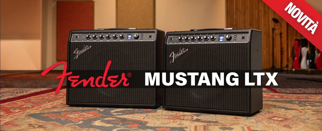 Fender presenta i nuovi Mustang LTX50 e LTX100: in arrivo a ottobre da vaiconlasigla.com!