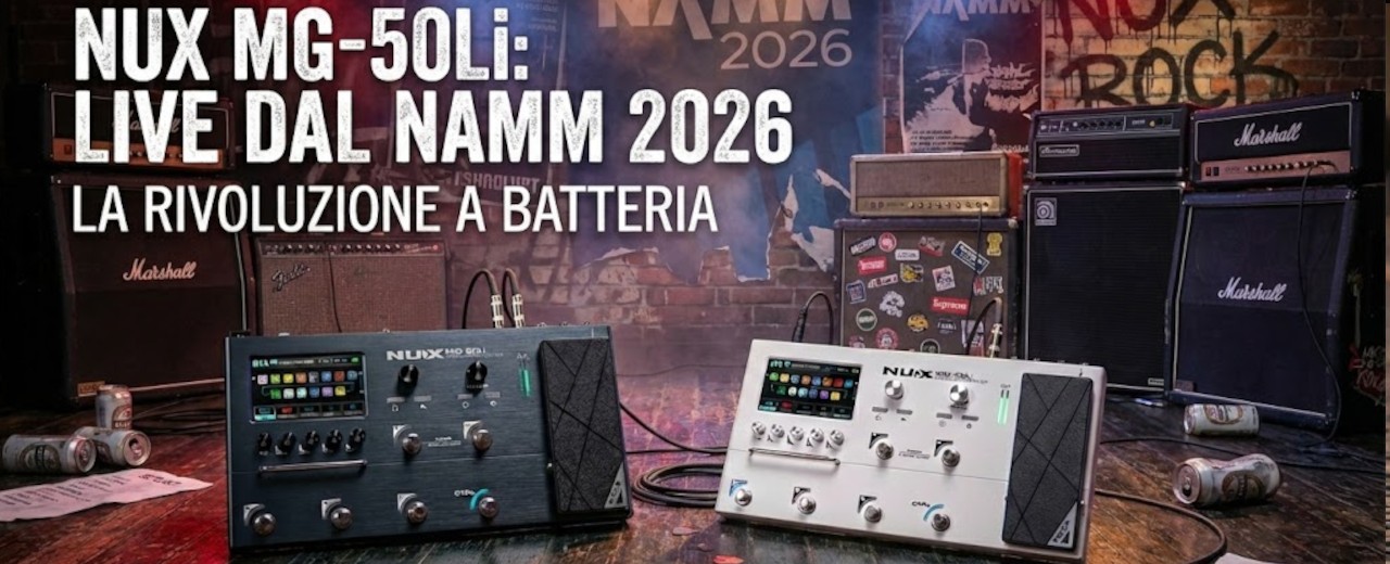 NUX MG-50Li: La Rivoluzione...a batteria