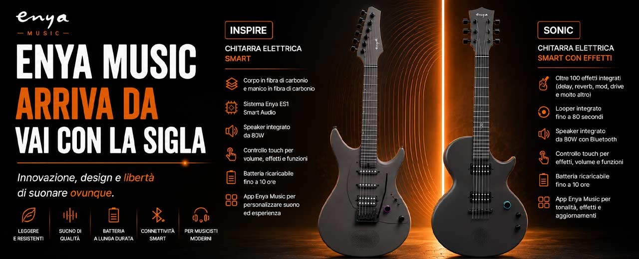 Enya Music arriva da Vai Con La Sigla: innovazione, design e un nuovo modo di vivere la musica