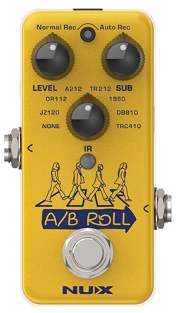 Pedale NUX A/B Roll con octaver, looper e simulazioni IR