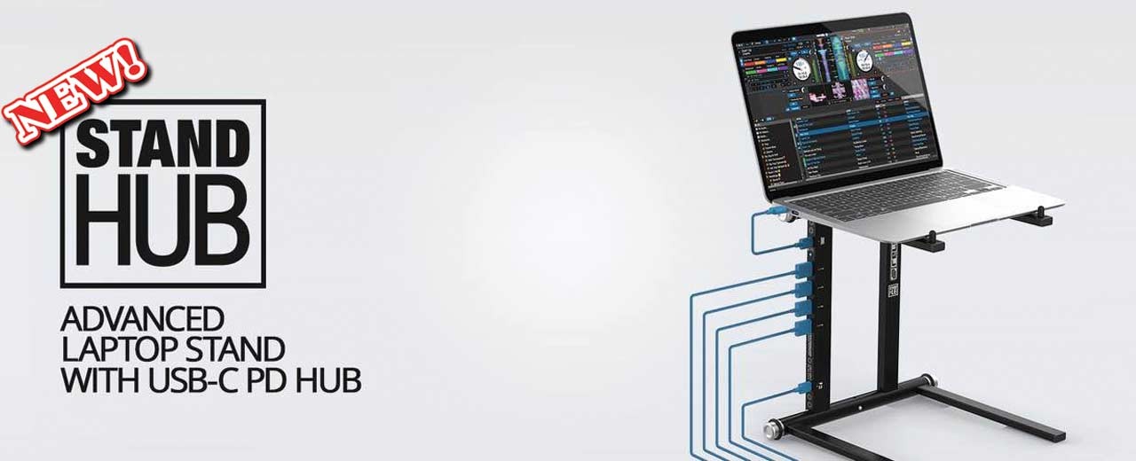 RELOOP laptop stand con hub USB